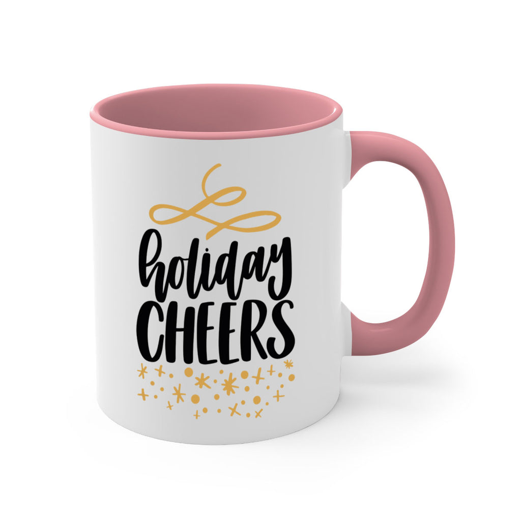 holiday cheers gold 140#- christmas-Mug / Coffee Cup