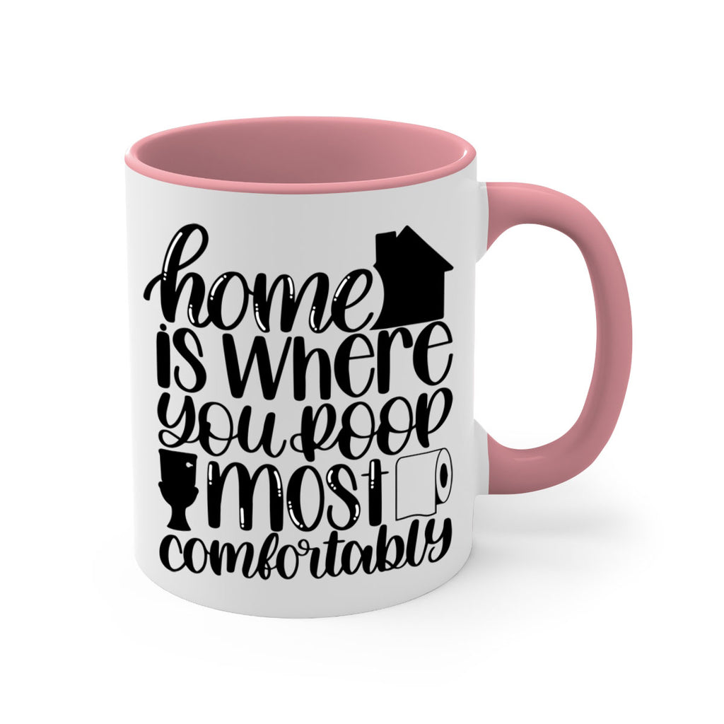 home is where you poop 32#- bathroom-Mug / Coffee Cup