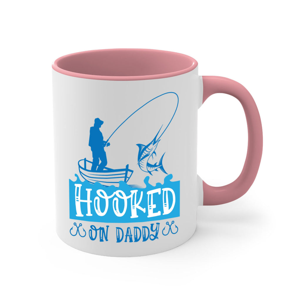 hooked on daddy 218#- fishing-Mug / Coffee Cup