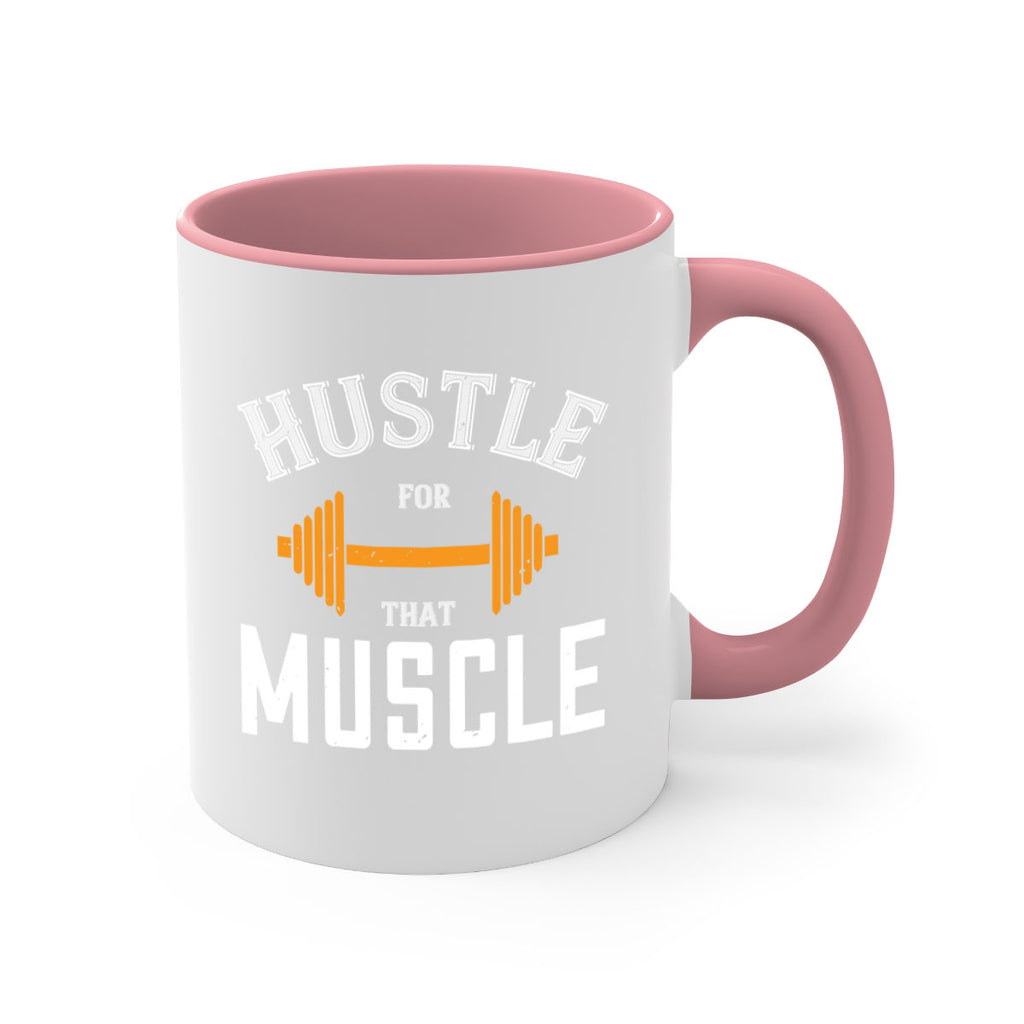 hustel for that muscle 92#- gym-Mug / Coffee Cup