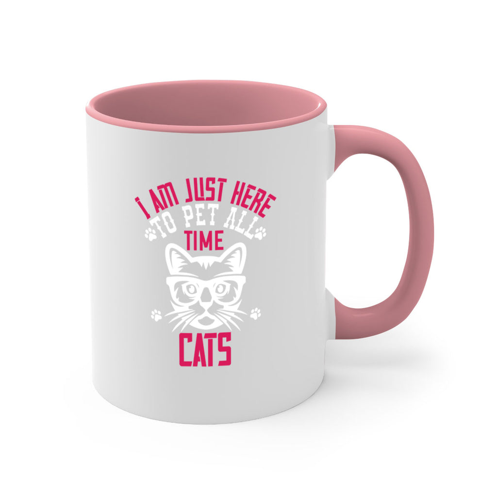 i am just here topet all time cats Style 52#- cat-Mug / Coffee Cup