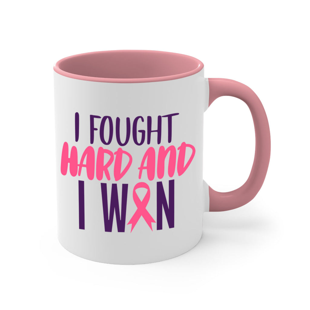 i fought hard and i won Style 10#- breast cancer-Mug / Coffee Cup