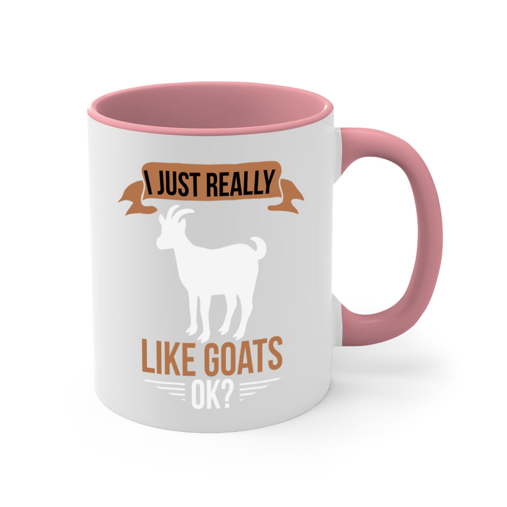 i just really like goats ok Style 3#- goat-Mug / Coffee Cup