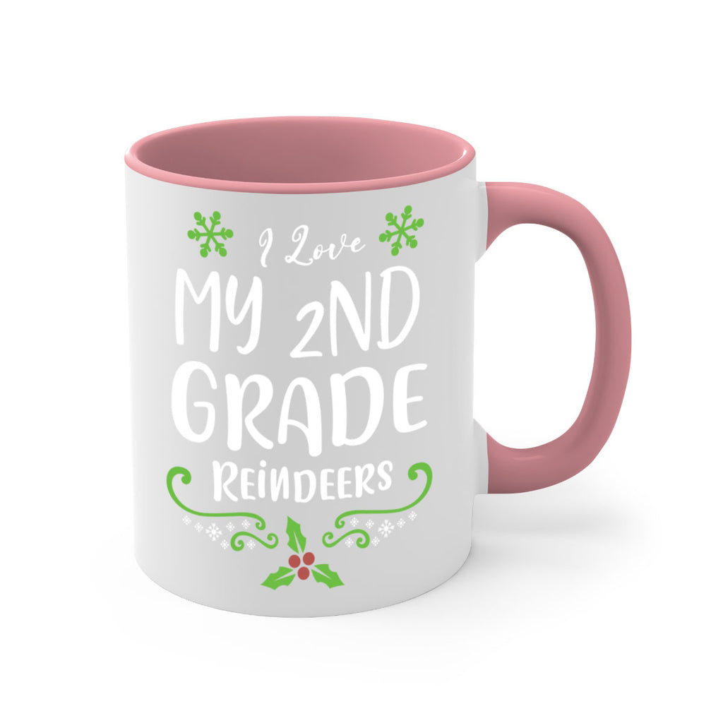 i love my nd grade reindeers style 335#- christmas-Mug / Coffee Cup