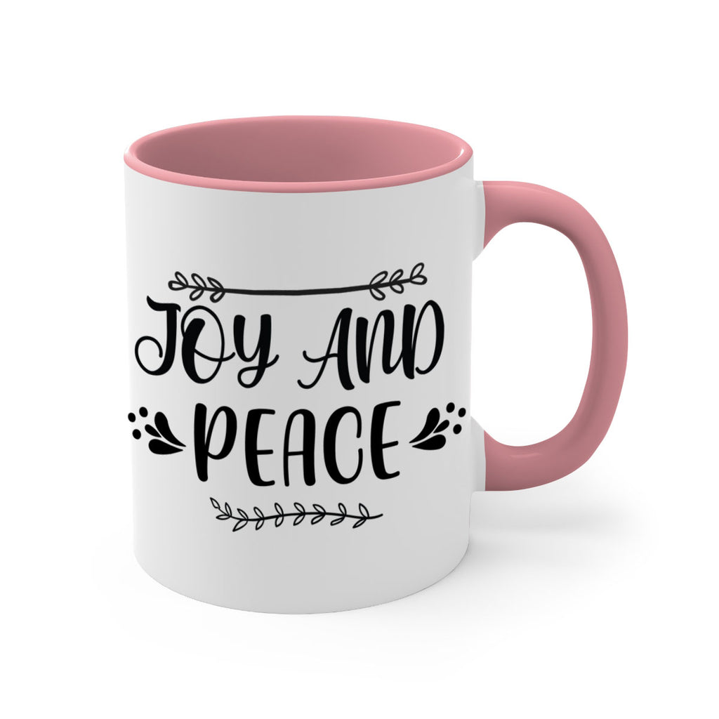 joy and peace style 406#- christmas-Mug / Coffee Cup