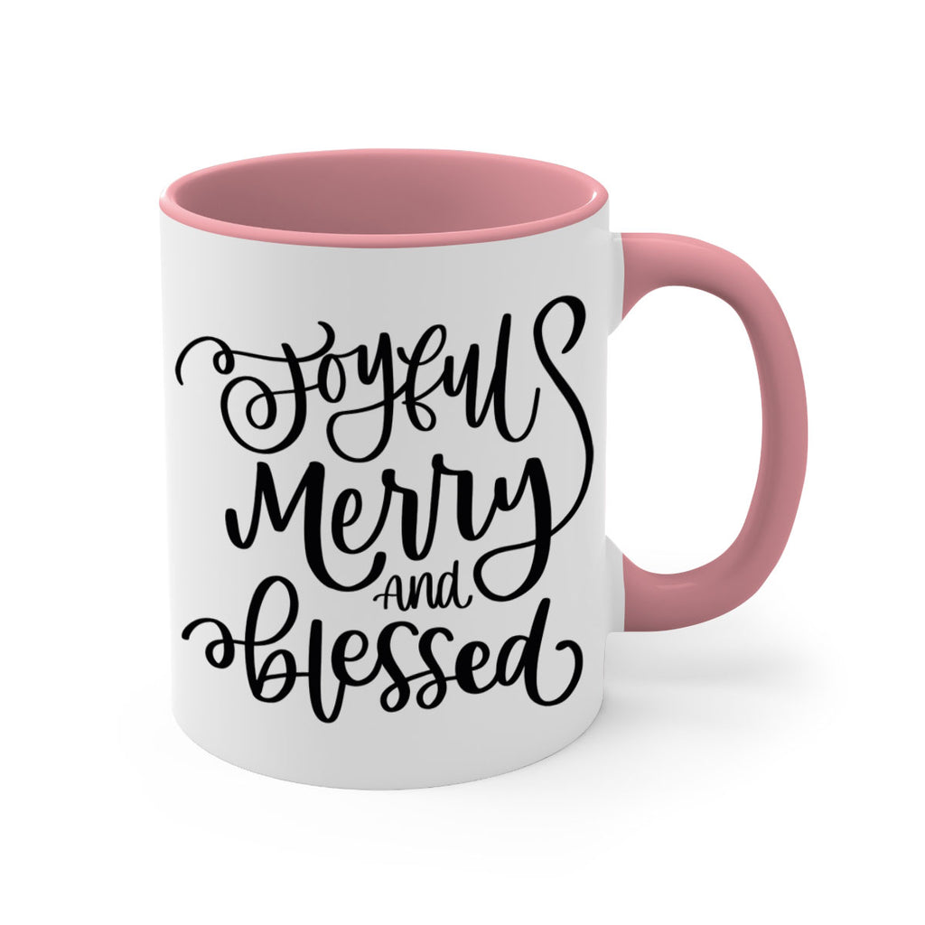 joyful merry and blessed 107#- christmas-Mug / Coffee Cup