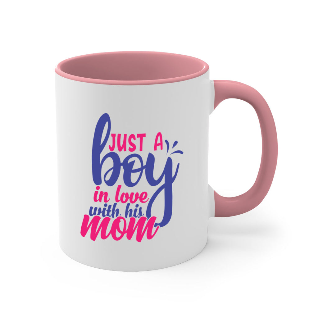 just a boy in love with his mom 394#- mom-Mug / Coffee Cup