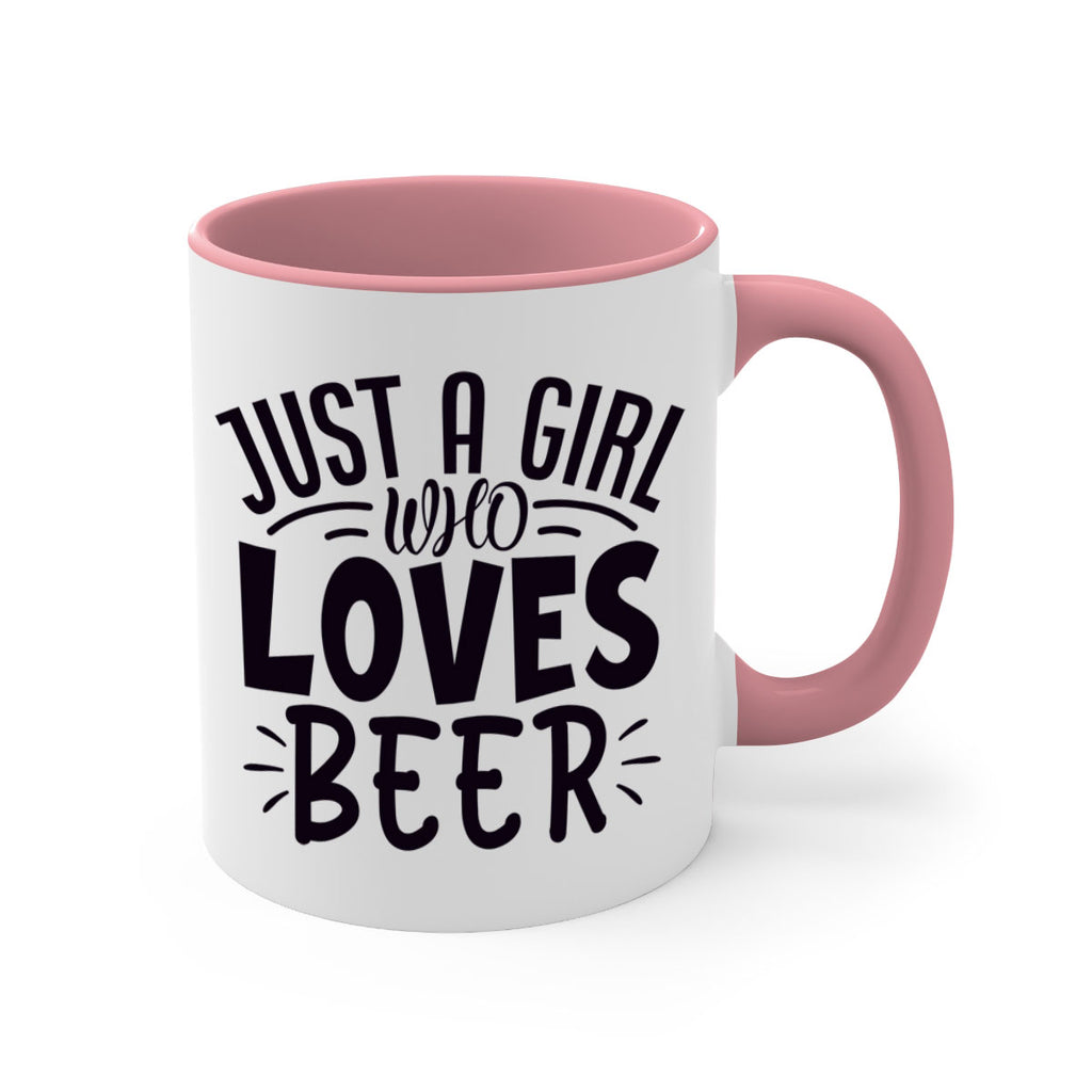 just a girl who loves beer 125#- beer-Mug / Coffee Cup