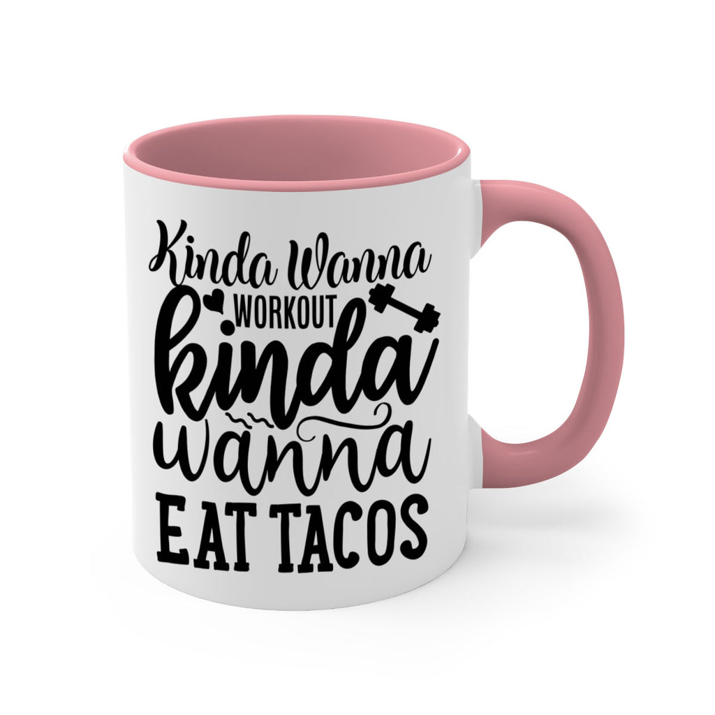 kinda wanna workout kinda wanna eat tacos 35#- gym-Mug / Coffee Cup