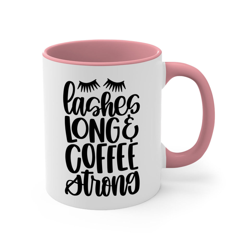 lashes long coffee strong 81#- coffee-Mug / Coffee Cup