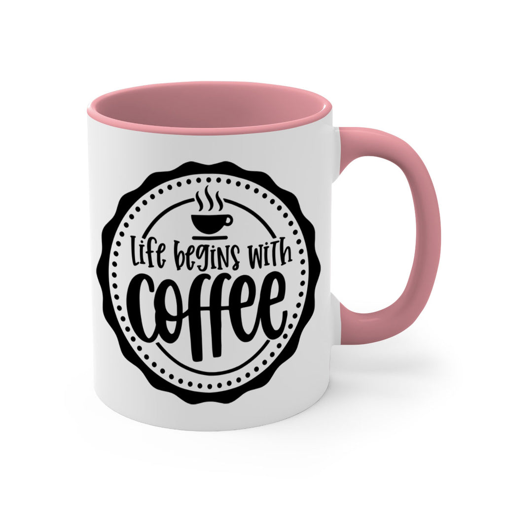 life begins with coffee 76#- coffee-Mug / Coffee Cup