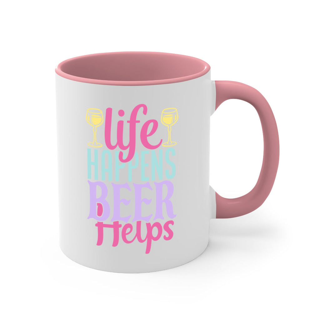 life happens beer helps 141#- beer-Mug / Coffee Cup