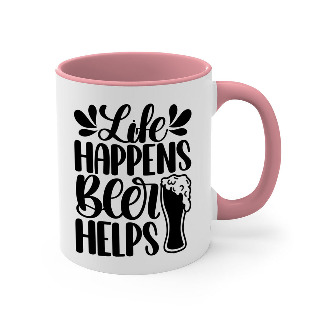 life happens beer helps 28#- beer-Mug / Coffee Cup