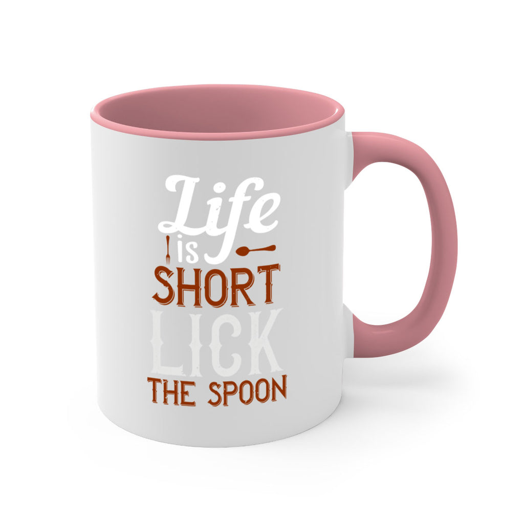 life is short lick the spoon 19#- cooking-Mug / Coffee Cup