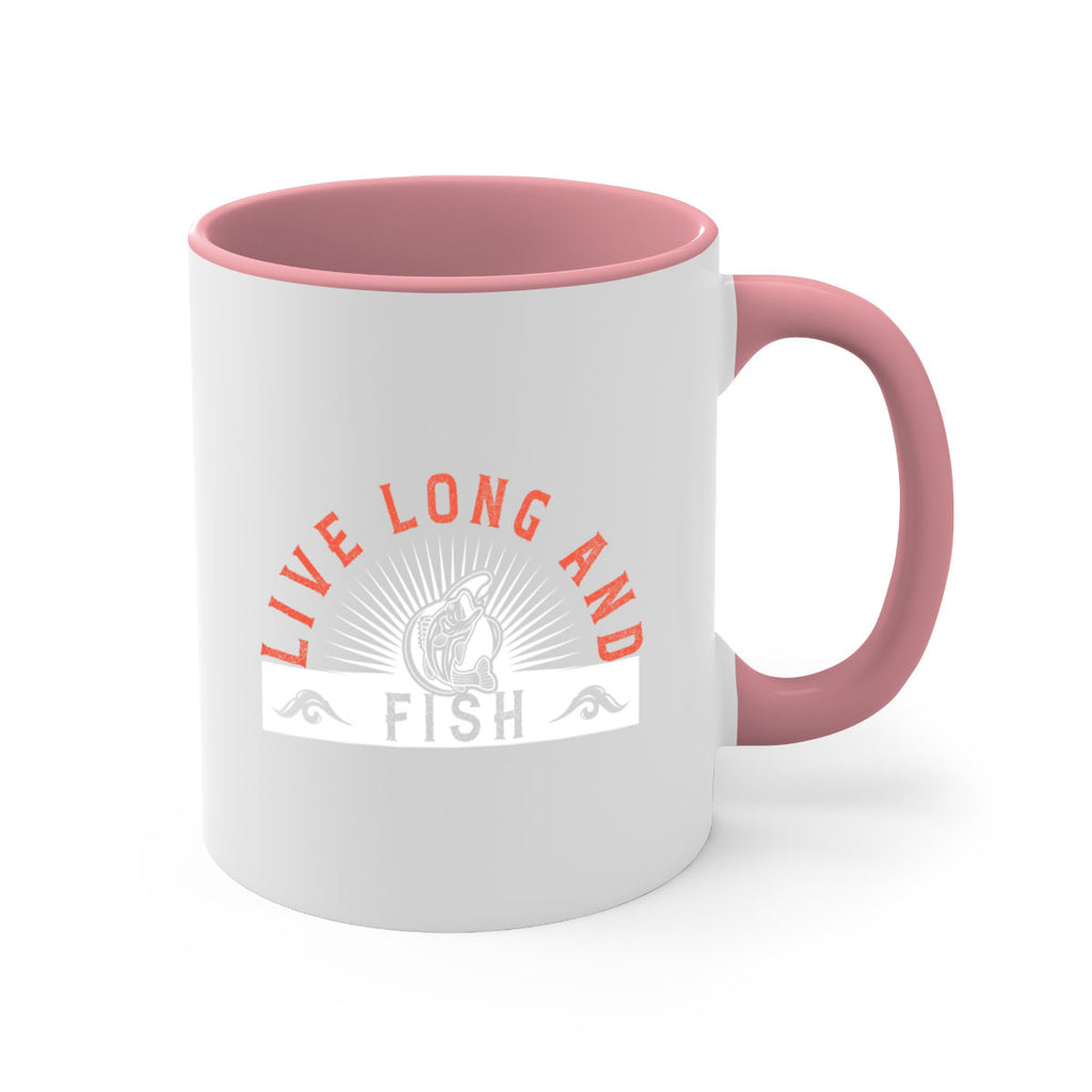 live long and fish 242#- fishing-Mug / Coffee Cup