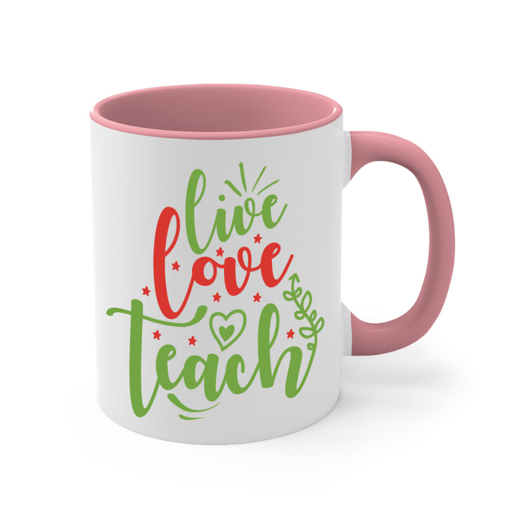 live love teachh 229#- christmas-Mug / Coffee Cup