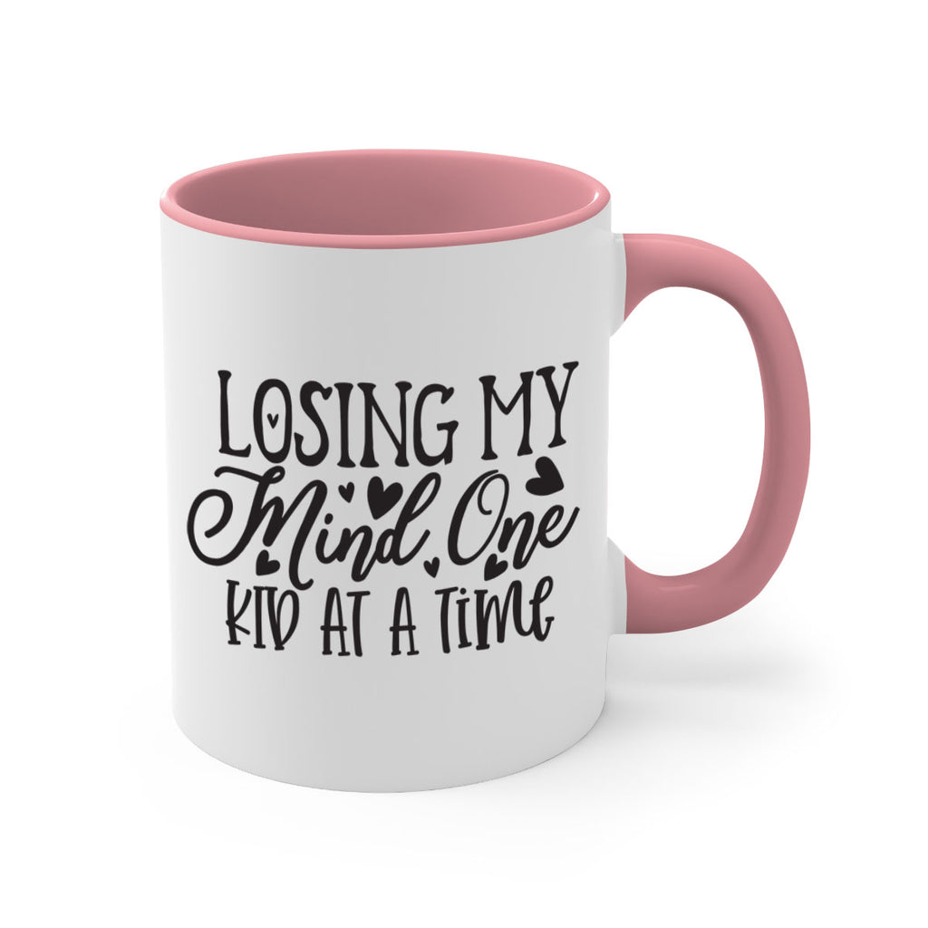 losing my mind one kid at a time 386#- mom-Mug / Coffee Cup