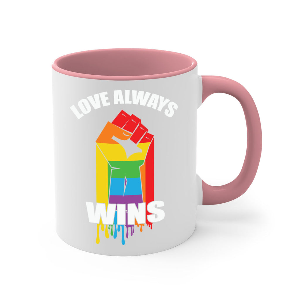 love always wins lgbt fist lgbt 87#- lgbt-Mug / Coffee Cup