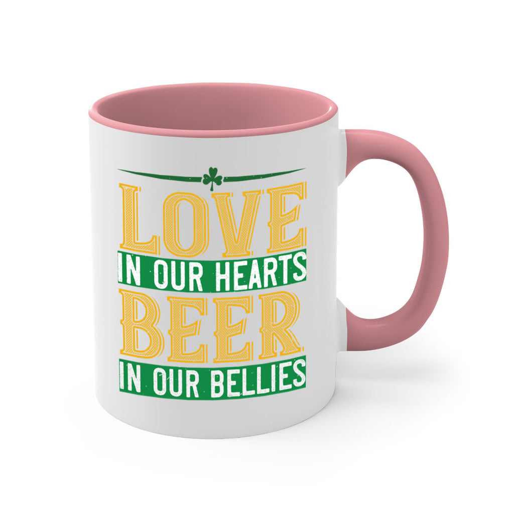 love in our hearts beer in our bellies Style 120#- St Patricks Day-Mug / Coffee Cup