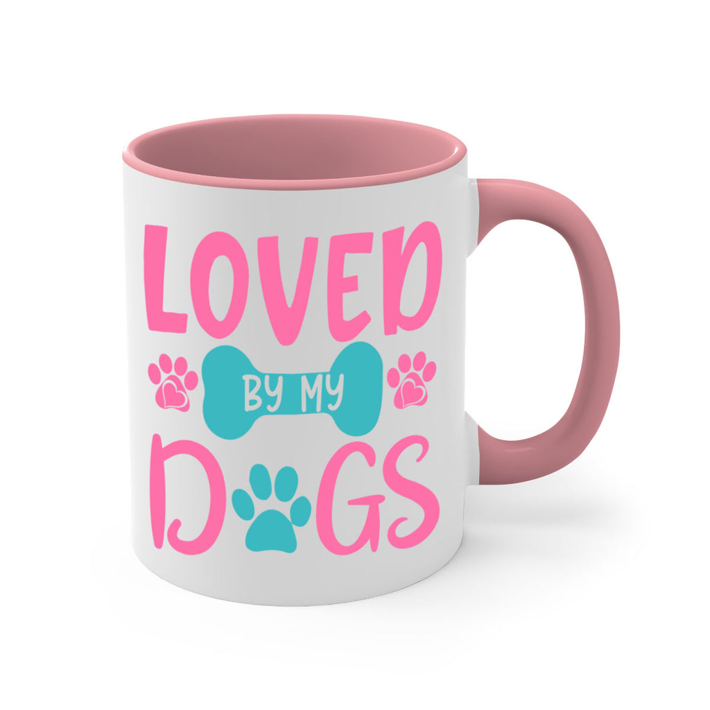 loved by my dogs 327#- mom-Mug / Coffee Cup