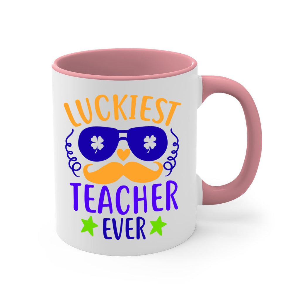 luckiest teacher ever 14#- mardi gras-Mug / Coffee Cup