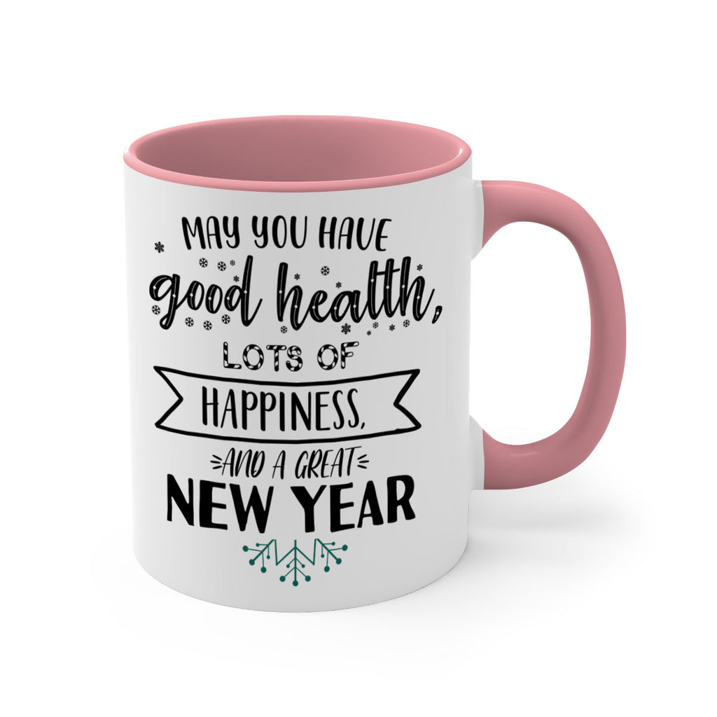 may you have good health, lots of happiness, and a great new year style 458#- christmas-Mug / Coffee Cup