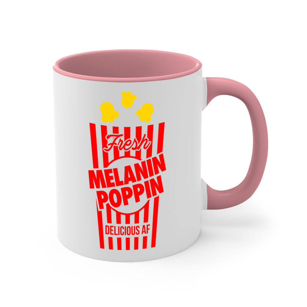melanin poppin popcorn 86#- black words - phrases-Mug / Coffee Cup