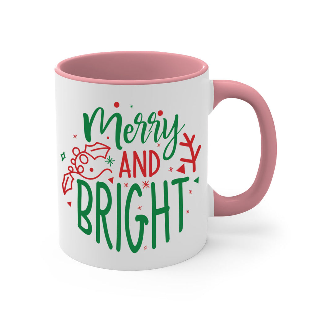 merry and bright style 471#- christmas-Mug / Coffee Cup