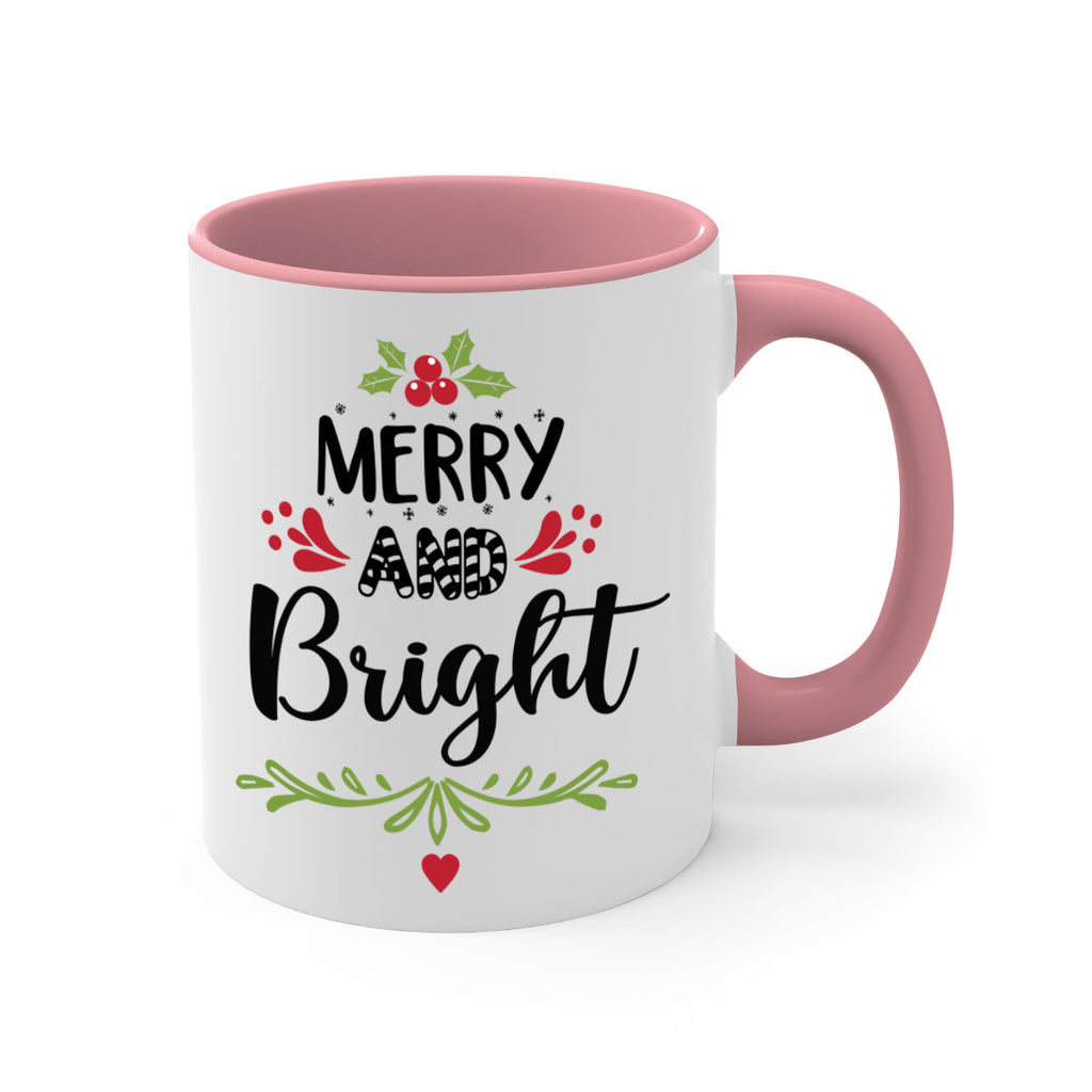 merry and bright style 474#- christmas-Mug / Coffee Cup