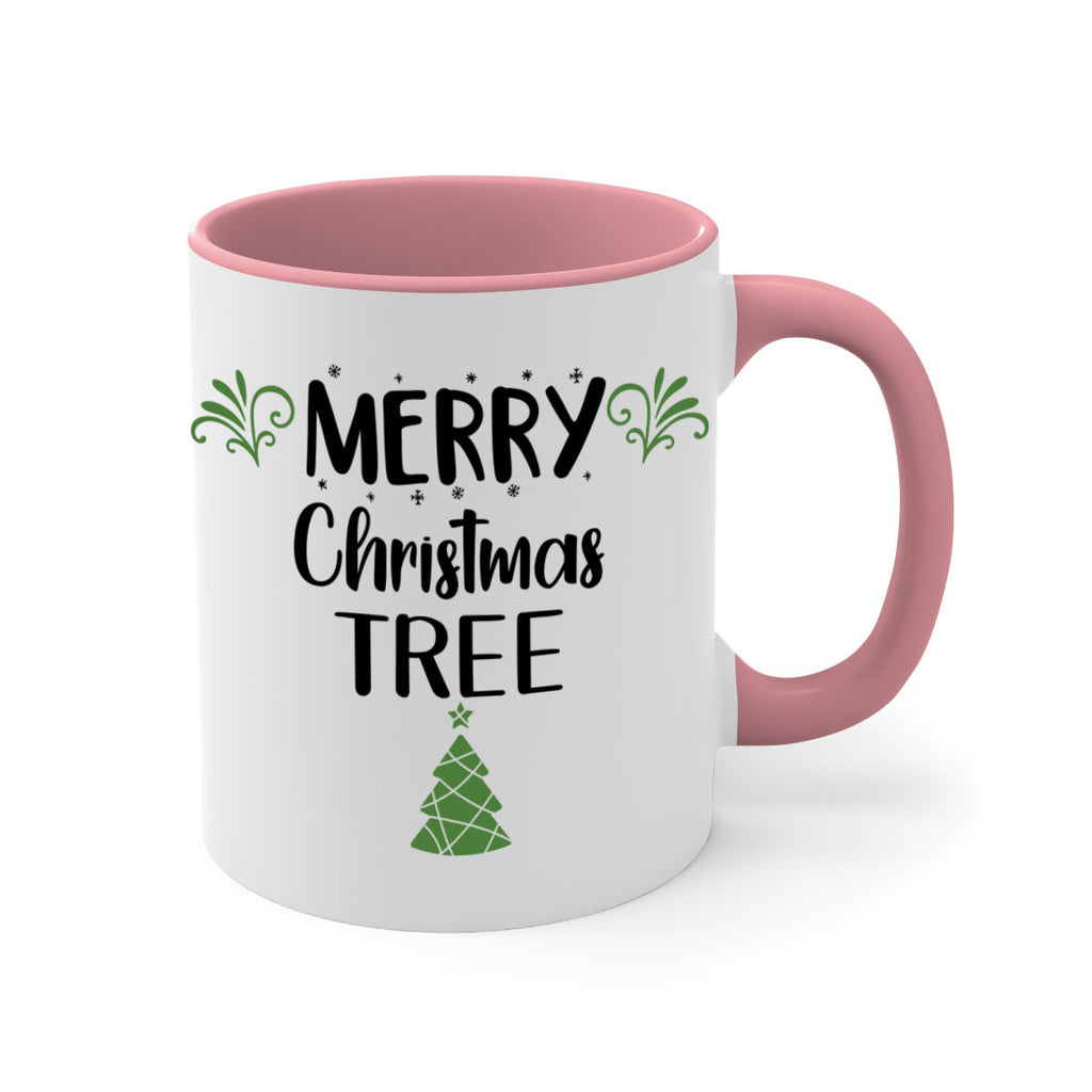 merry christmas tree style 504#- christmas-Mug / Coffee Cup