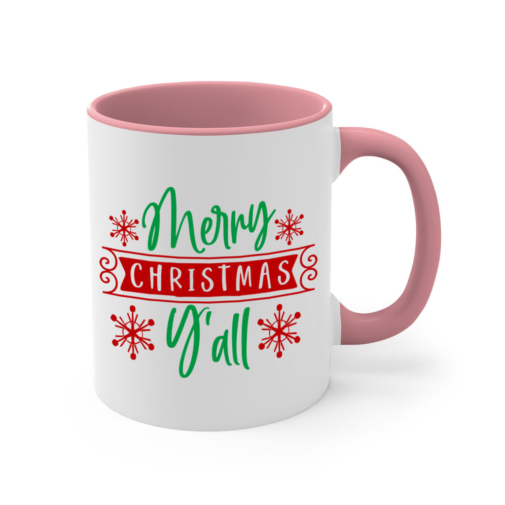 merry christmas yall style 507#- christmas-Mug / Coffee Cup