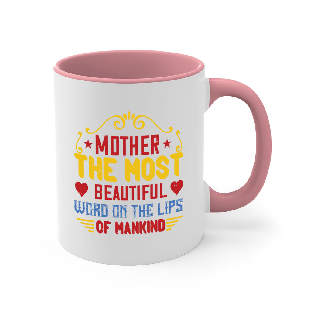 mother the most beautiful word on the lips of mankind 101#- mom-Mug / Coffee Cup