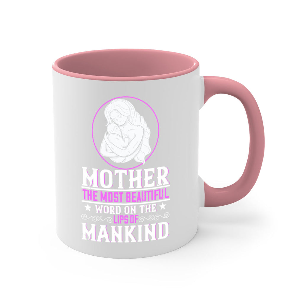 mother the most beautiful word on the lips of mankind 102#- mom-Mug / Coffee Cup