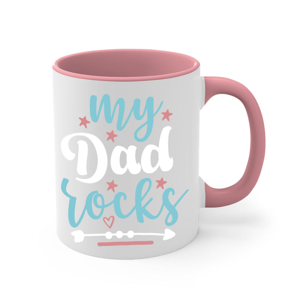 my dad rocks 82#- fathers day-Mug / Coffee Cup