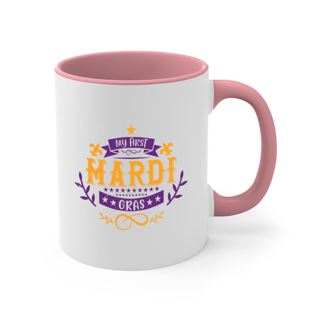 my first mardi gras 44#- mardi gras-Mug / Coffee Cup