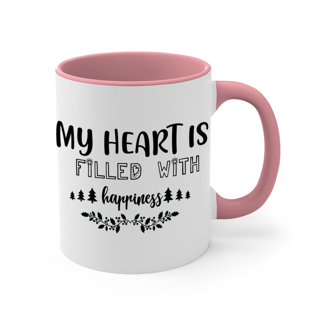 my heart is filled with happiness style 528#- christmas-Mug / Coffee Cup