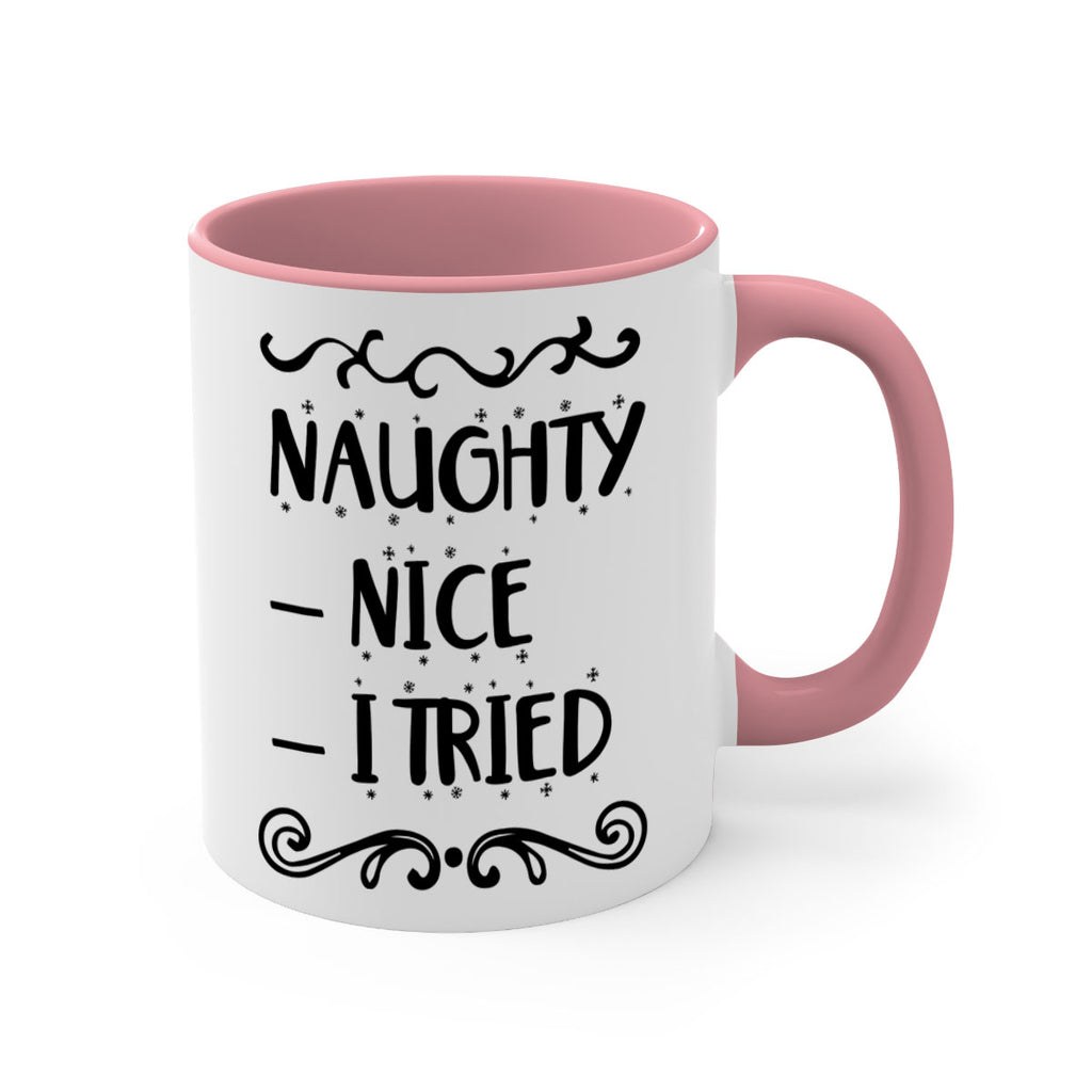 naughty nice i tried style 534#- christmas-Mug / Coffee Cup