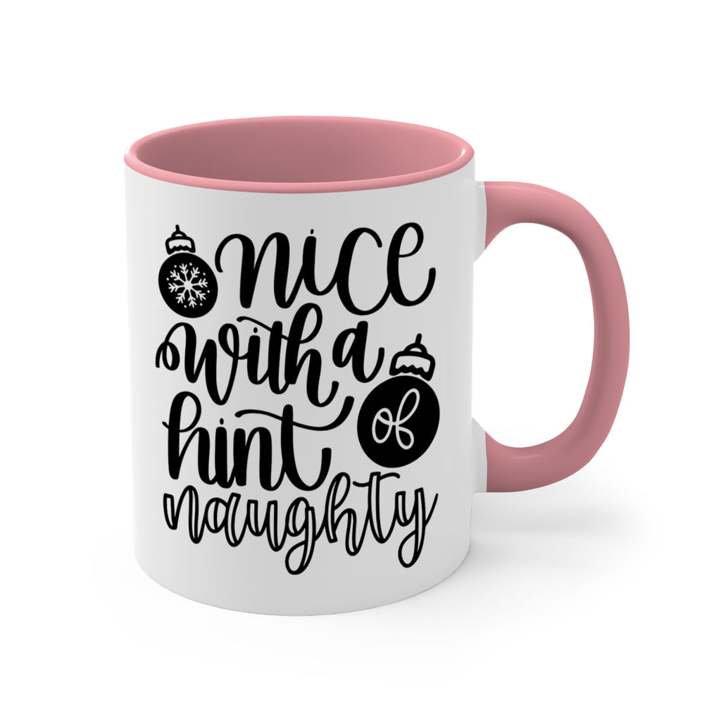 nice with a hint naughty 75#- christmas-Mug / Coffee Cup