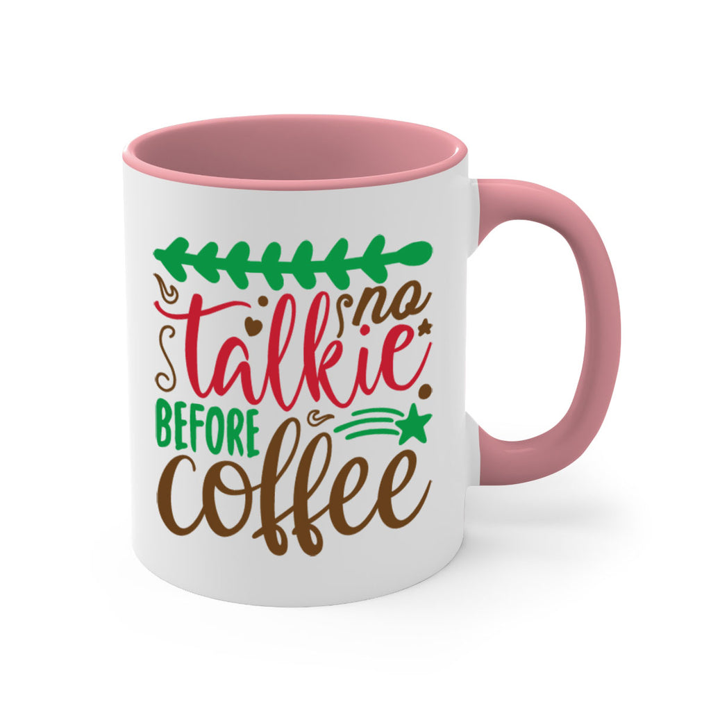 no talkie before coffee 219#- christmas-Mug / Coffee Cup