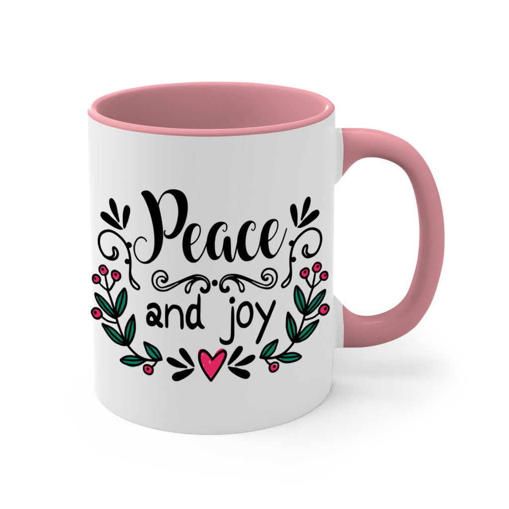 peace and joy style 582#- christmas-Mug / Coffee Cup