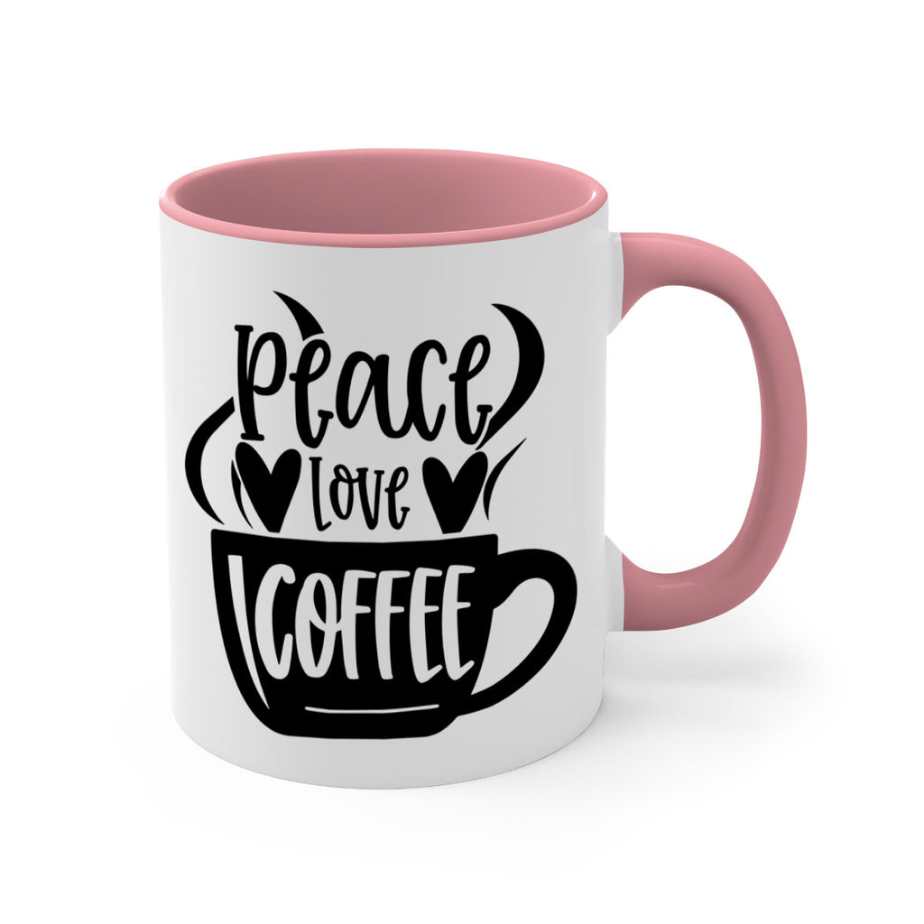 peace love coffee 48#- coffee-Mug / Coffee Cup