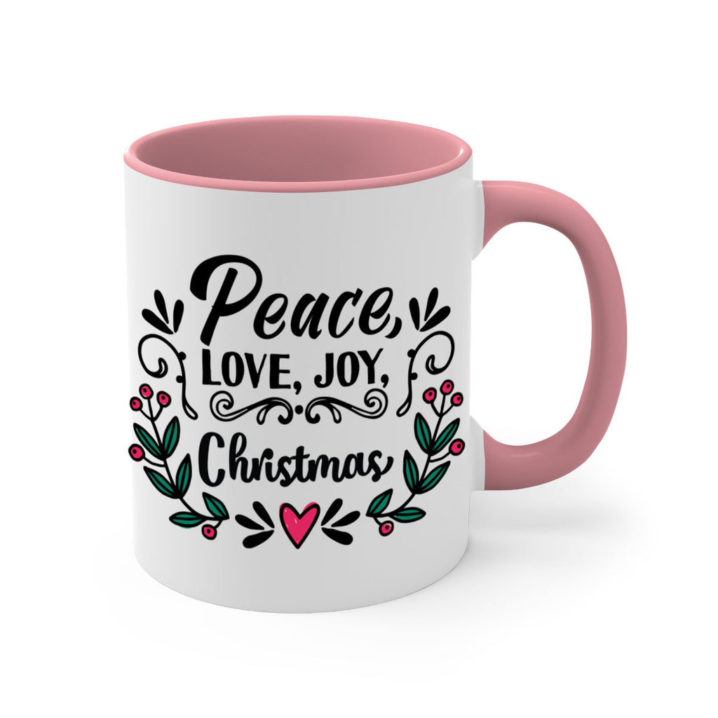 peace, love, joy, christmas style 587#- christmas-Mug / Coffee Cup