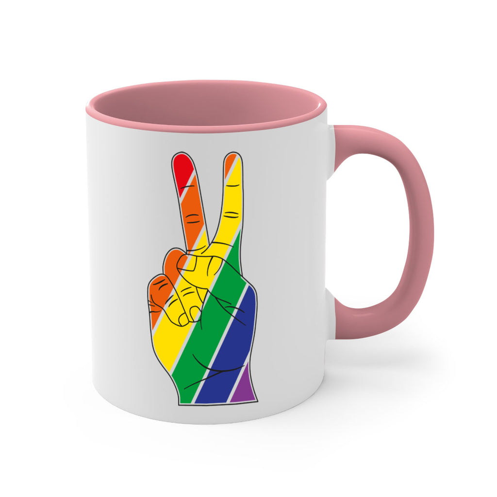 peacehand 72#- lgbt-Mug / Coffee Cup