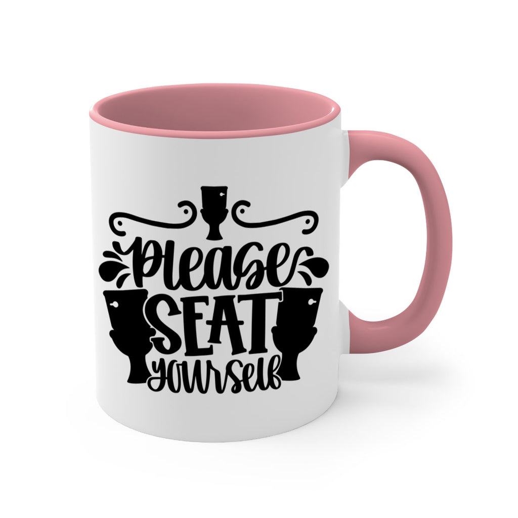 please seat yourself 21#- bathroom-Mug / Coffee Cup