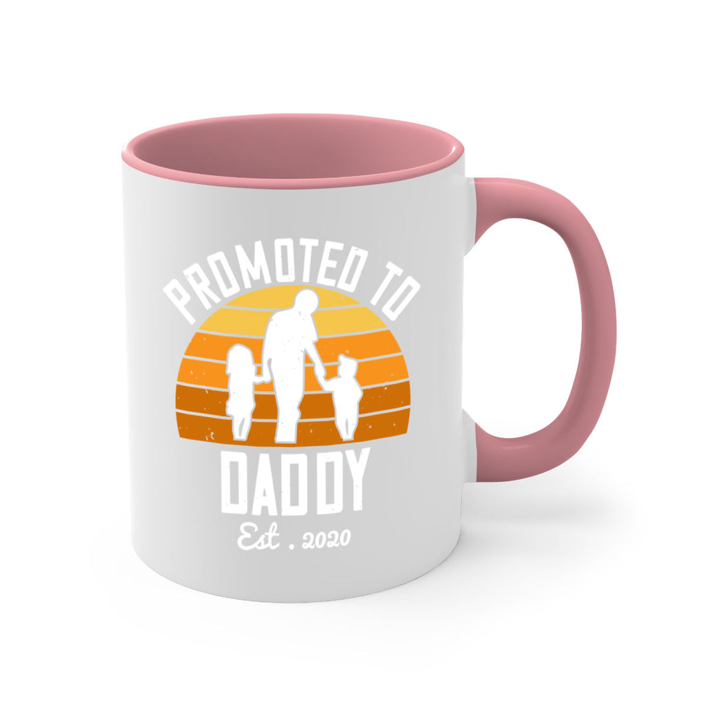 promoted to daddy est 187#- fathers day-Mug / Coffee Cup