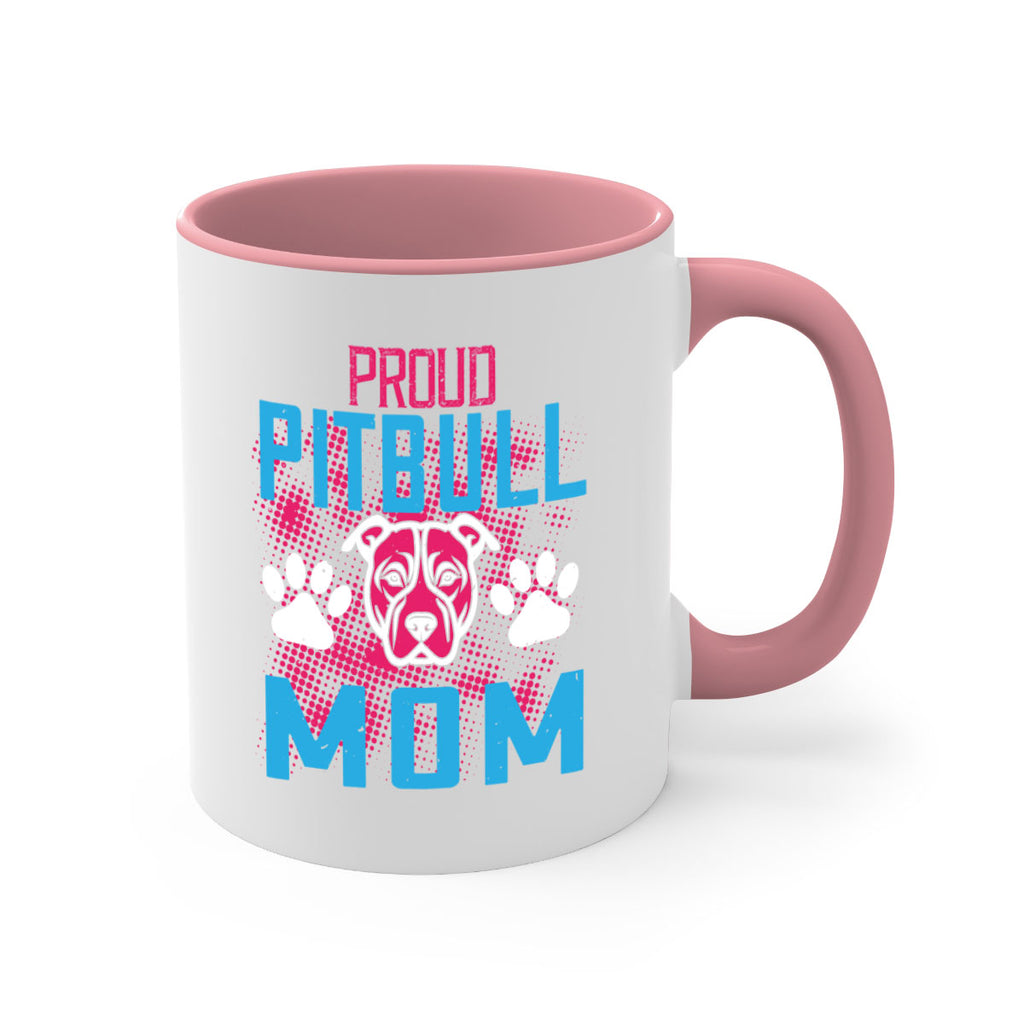 proud pitbull mom 70#- mom-Mug / Coffee Cup