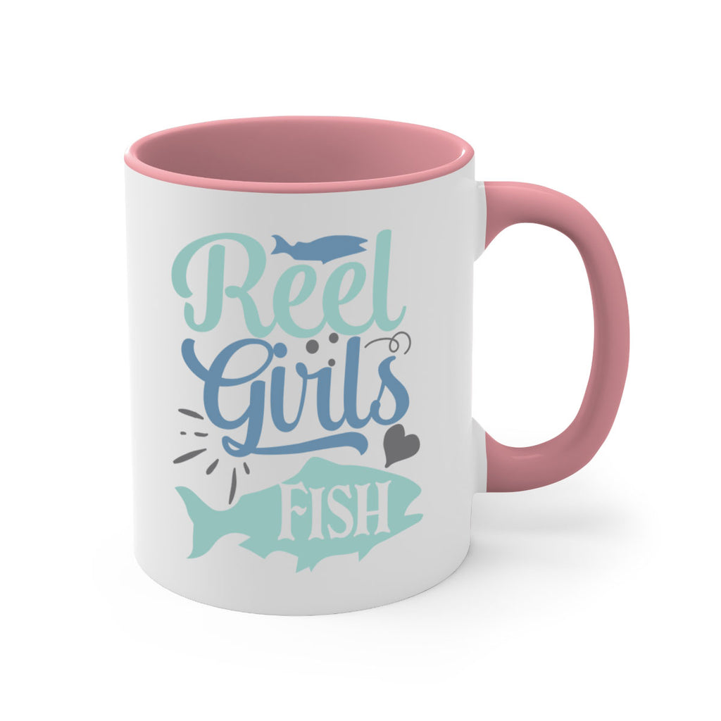 reel girls fish 198#- fishing-Mug / Coffee Cup