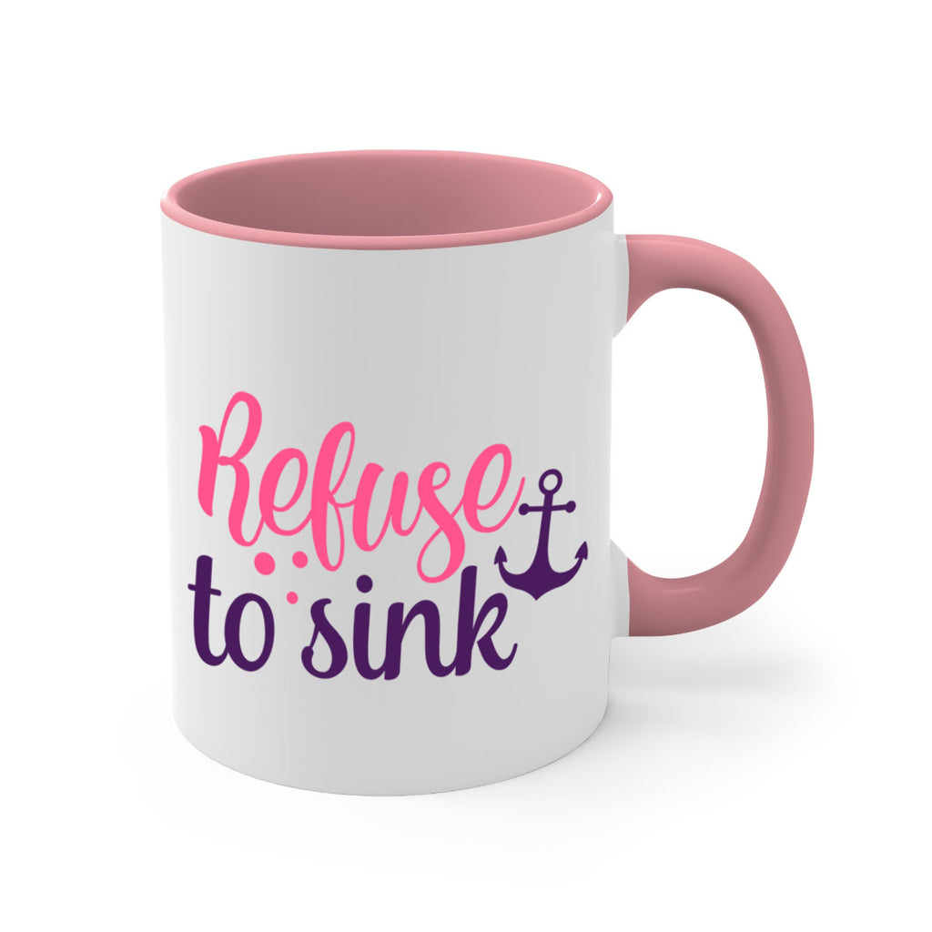 refuse to sink Style 4#- breast cancer-Mug / Coffee Cup