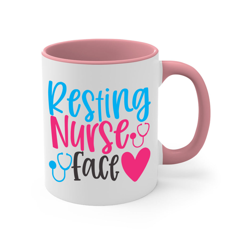 resting nurse face Style 355#- nurse-Mug / Coffee Cup