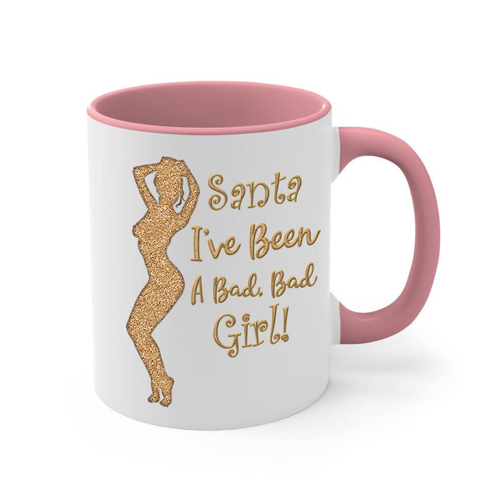 santa ive been a bad girl gold 448#- christmas-Mug / Coffee Cup